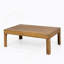 Ensemble de causeuse et table basse d'extérieur en bois d'acacia et osier avec coussins, teck et beige