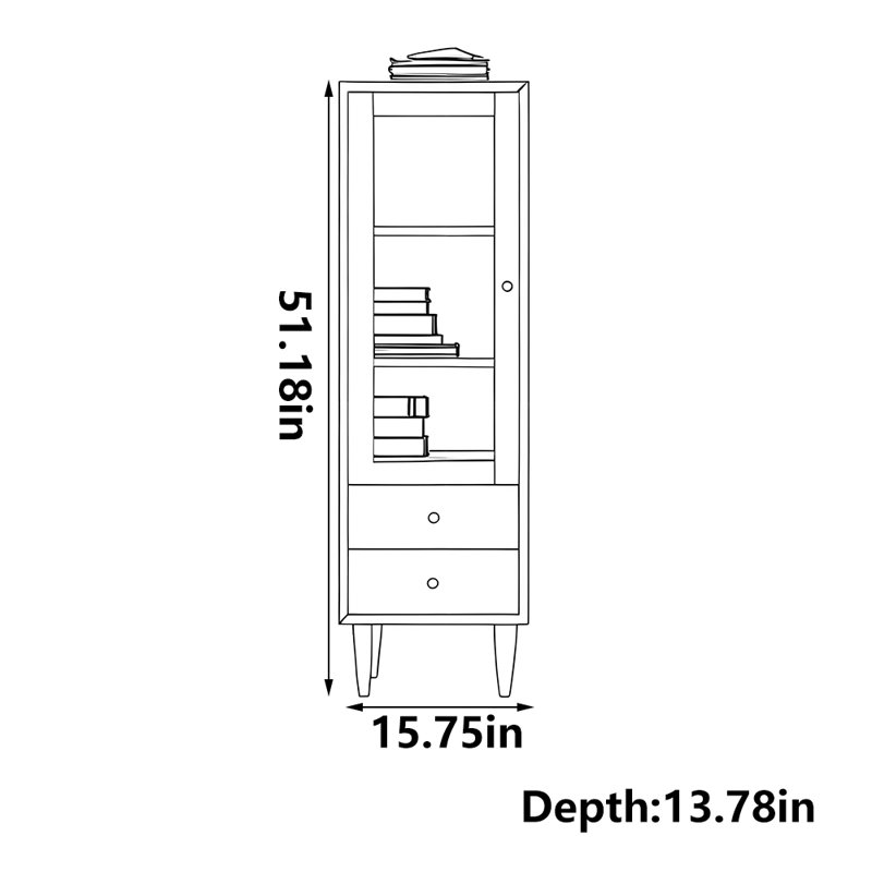 Kagan, (3 tablettes) H 51,18 po x l 15,75 po x P 13,78 po