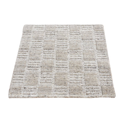 Tapis beige nouvel âge en laine 2 pi 1 po Solmayra