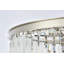 Plafonnier encastré cylindrique de style lustre 31,5 po à 8 lumières Yazmin-27969423-27969425