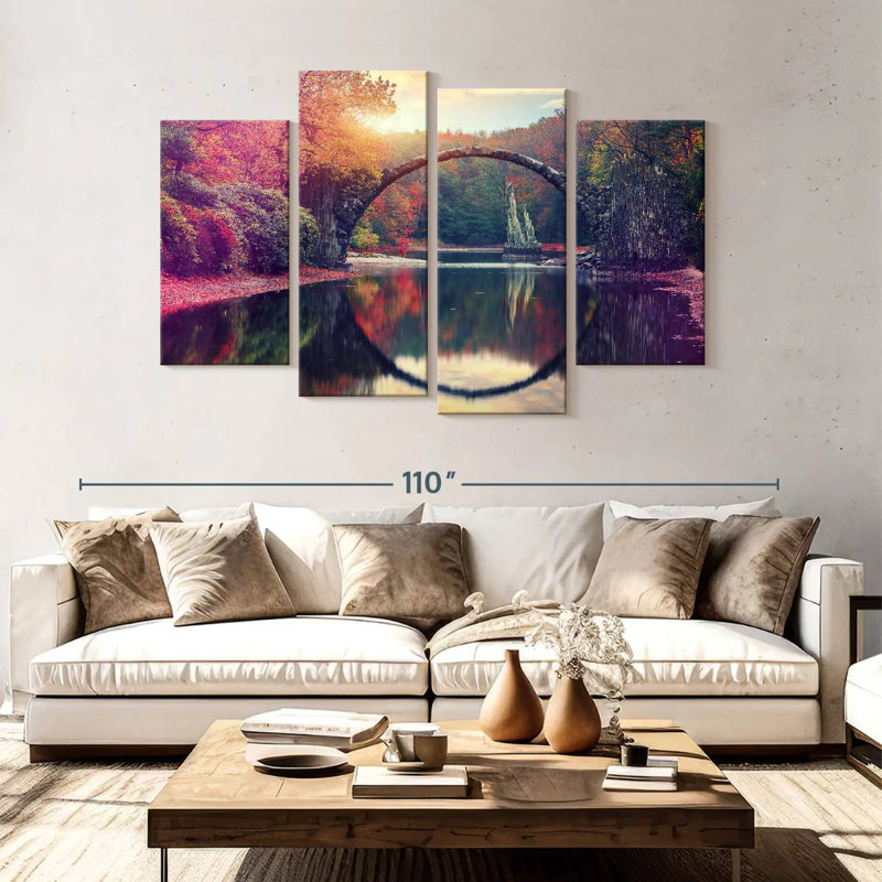 Lilie Sunset At Devil's Bridge, 54" H x 84" W