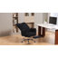 Chaise de bureau avec repose-pieds, chaise d'ordinateur inclinable, noir-1632225324