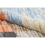 Abstract Area Rug in Orange/Blue/Ivory/Beige-1642529393