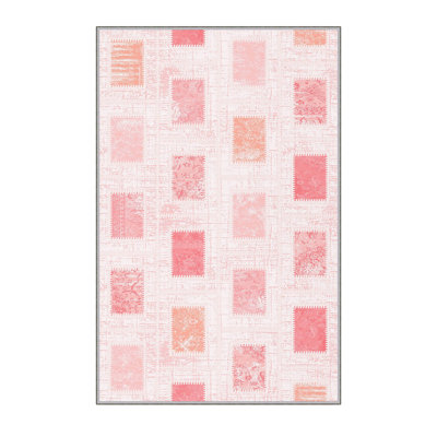 High-Quality 3D Printed Area Rug (2.6 x 4.0 ft), 100% Polyester, 0.3 in Pile Height | Antibacterial, Non-Slip PVC Felt Dot Underside | Machine Washable, Elegant Design for Living Room, Bedroom & Office