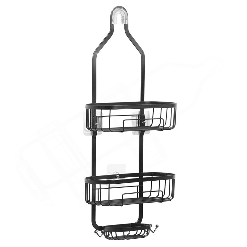 Support de rangement pour douche à 3 niveaux
