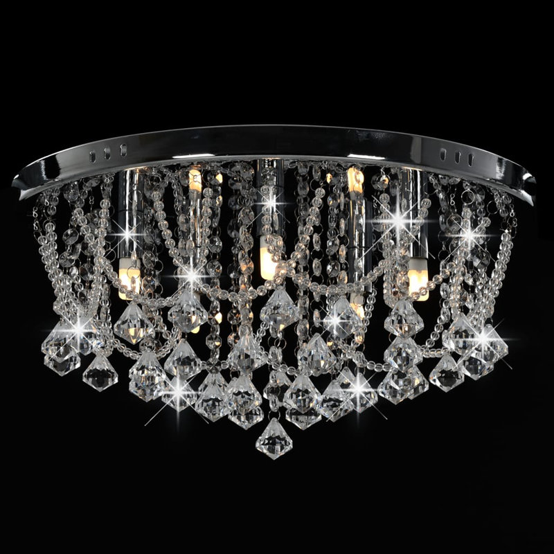 Hunt Crystal Flush Mount, 45 x 22 cm