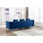 Oyler 104" Velvet Tuxedo Arm Sofa-1965286638
