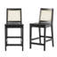 Tabouret de comptoir en bois massif 24 po Beckwith-982553199