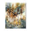 Palm Tree Paradise III - Horloge murale palmiers-288713002