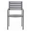 Ensemble de 2 chaises de salle à manger d'extérieur modernes