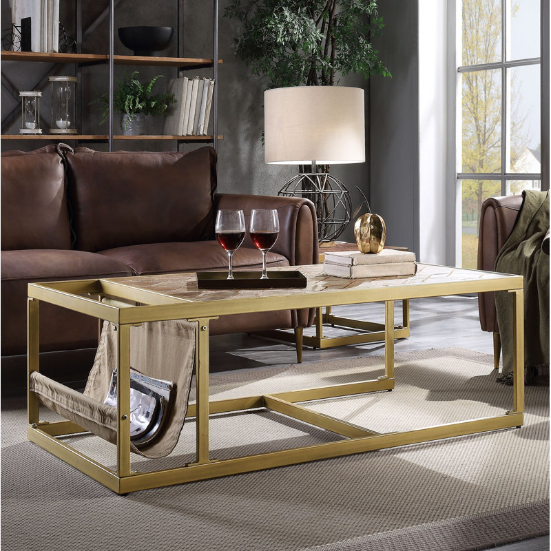 Table basse avec rangement Pamela