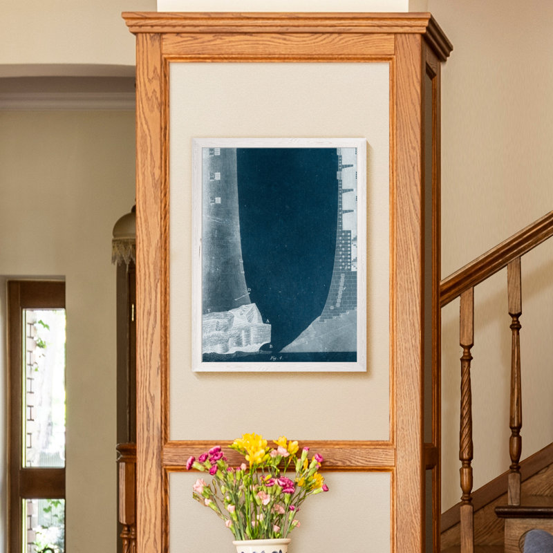 « blueprint blueprint » par paul cezanne-cadre photo, impression, H 22 po x l 16 po x P 1 po, White Framed Canvas