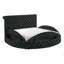 Lit de rangement en velours capitonné 1Pc-285995608