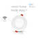 Globe Smart Collection 4" LED Ultra Slim Profile Multicolor Changing Rgb Tunable White Recessed Lighting Kit, No Hub Required, Voice Activated, 9 Watts