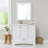 Emlyn 36" Single Bathroom Vanity with 2 Cabinets, 1 Drawer, and Cultured Marble Vanity Top-1591864577