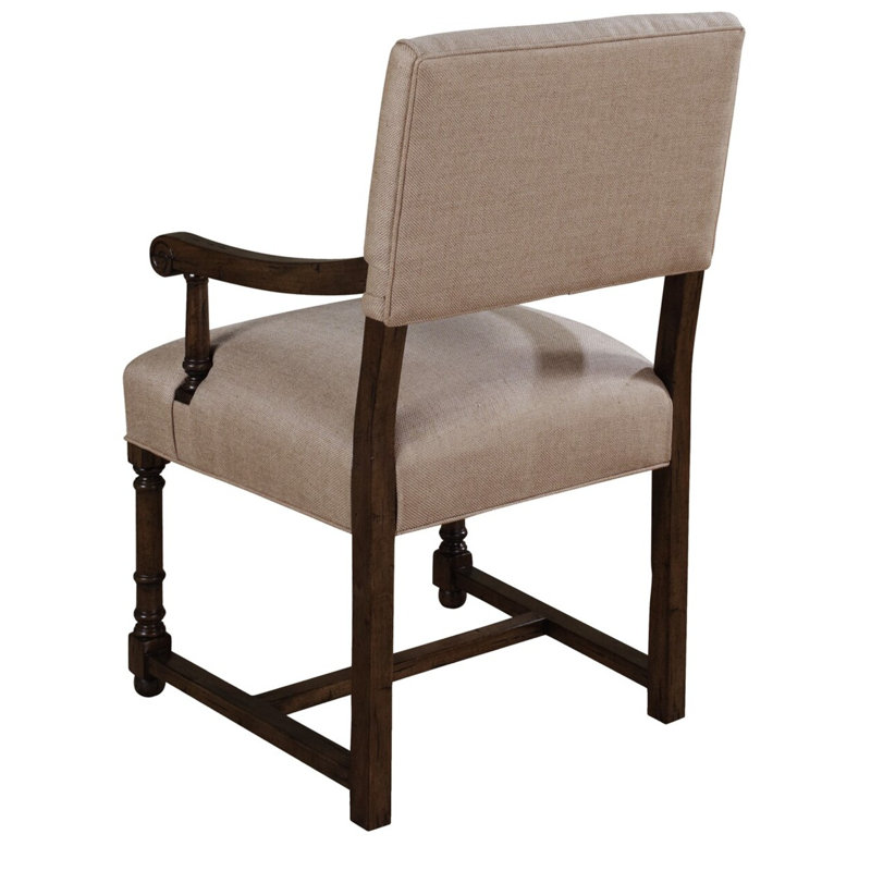 Enfield Upholstered Arm Chair, F1458-Linen, Tobacco
