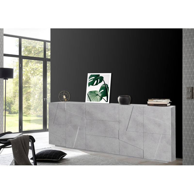 Longford 220cm Sideboard, Grey