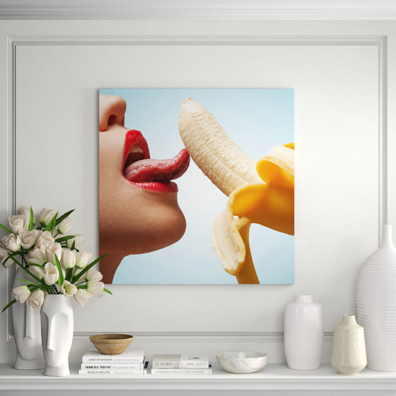Going Bananas Print, Acrylic, 36" H x 36" W x 1.5" D