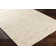 Rectangle Crowson No Pattern and Not Solid Color Handmade Flatweave Area Rug in Cream