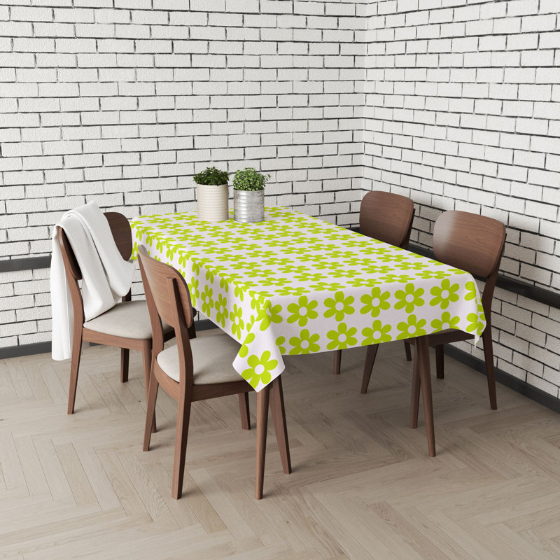 Elegant Tablecloth (55 x 86 inches), 65% Cotton / 35% Polyester, Easy Clean, Machine Washable, Tumble Dryer Safe, Ironable | Perfect for Dining Room or Special Occasions, Durable & Stylish Home Essential