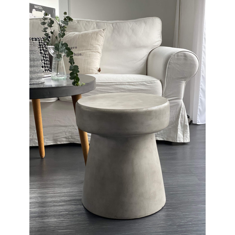 Myrie Concrete Outdoor Ottoman