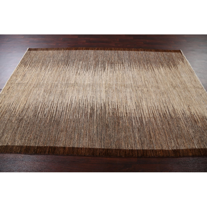 Handmade Gabbeh  Wool Area Rug 6x8