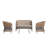 Ava 4-Piece Wicker Conversation Set