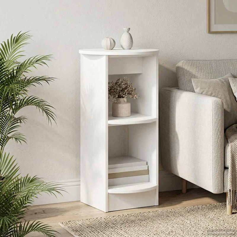 End Table, White, White, White