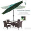 270cm Lighted Tilt Market Parasol-60643842