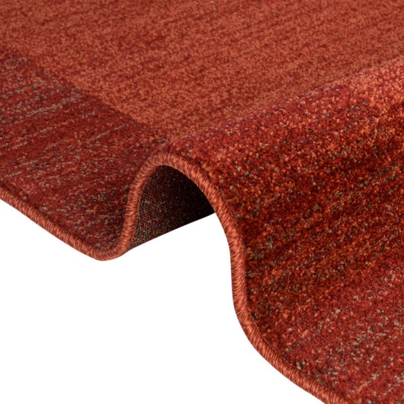 Tapis terre cuite Hermina, Tapis de couloir 2 pi x 6 pi 1 po