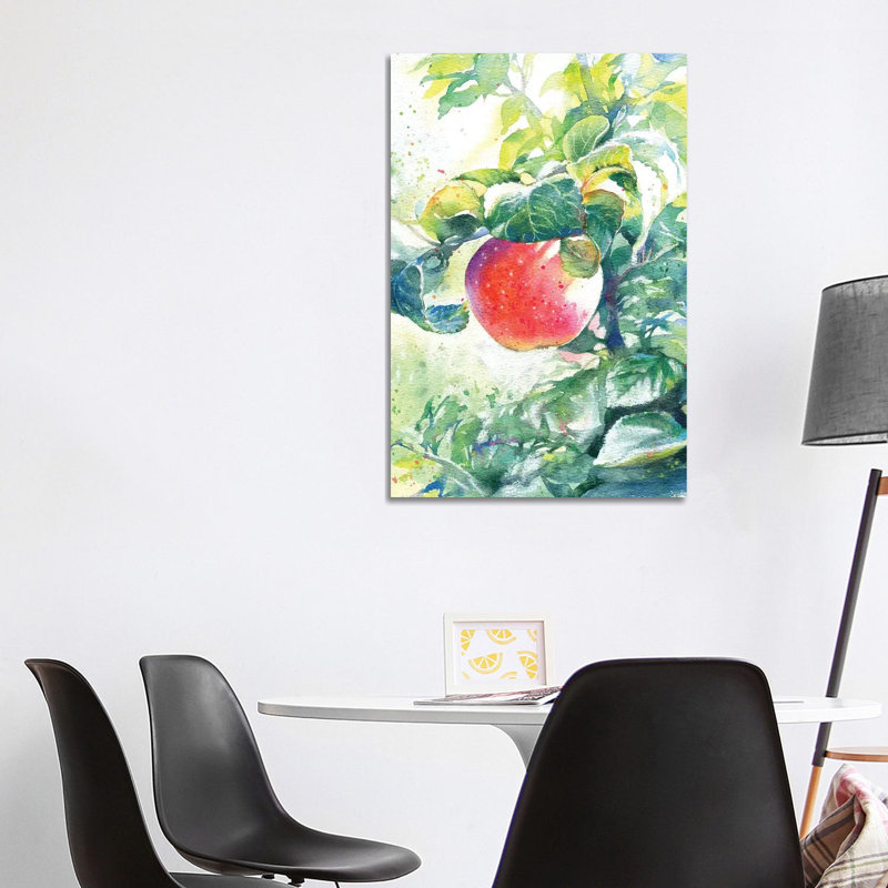 The Apple by Marina Ignatova - Wrapped Canvas Painting, 101.6 cm H x 66.04 cm W x 1.91 cm D