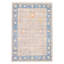 Tapis unique en laine noué à la main 9 pi 3 po x 12 pi 4 po New Age de Adne - bleu / jaune / orange