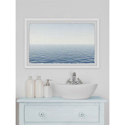 " Deep Blue Waves At The Beach Arial View " by Marmont Hill Painting Print