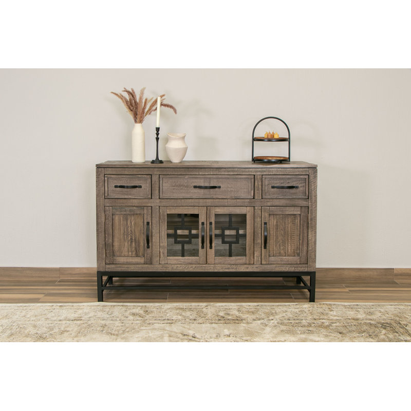 Console 3 tiroirs et 4 portes Blacksmith