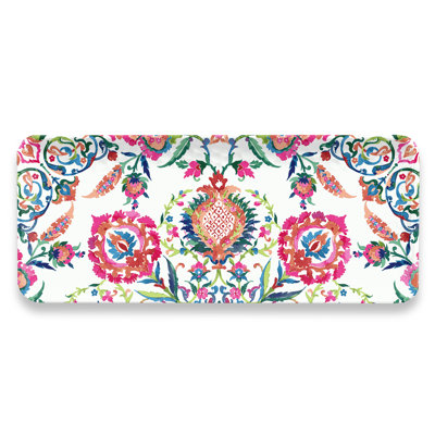 Plateau en mélamine rectangulaire floral Phair