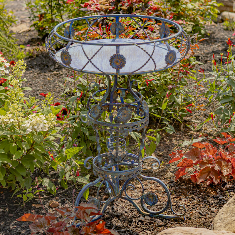 Zaer SA Support pour plante "Copenhagen 1843", Bleu de cobalt