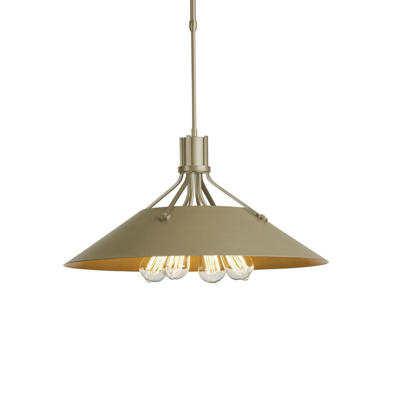 Henry 4 - Light Single Cone Pendant, Soft Gold, Soft Gold