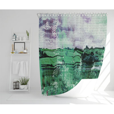 Dimitra Polyester Shower Curtain Set