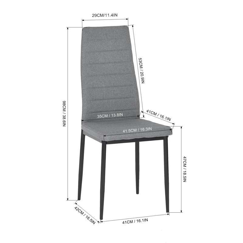 Dining Chair, Gray
