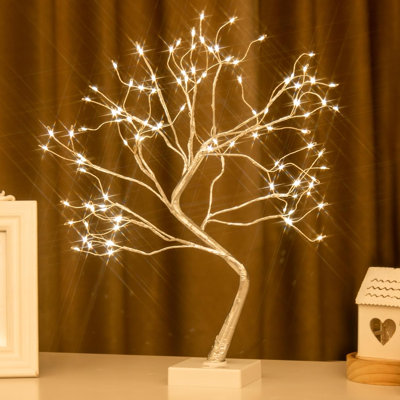 108 LED Fairy Light Tree with 9 Modes and Timer, Lighted Tree Lamp for Indoor Christmas Decoration
