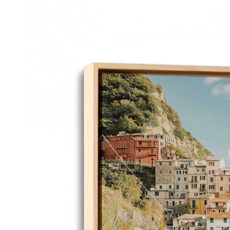Impression sur toile roulée, Cadre américain en érable flottant, H 12,75 po x l 18,75 po x P 1,75 po