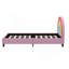 Lit plateforme tapissier Rainbow Design: un joli lit de princesse