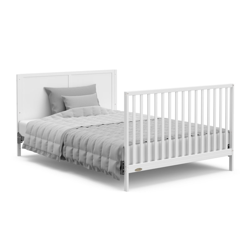 Lit de bébé convertible 5-en-1 Melrose avec rangement Melrose, Blanc