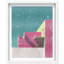 Aquamarine Angle III Shadowbox Architecture Print by Oliver Gal, Black Frame, 16 x 20-154695841-154695865