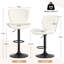 Adjustable Height Counter Stool with Metal Frame-243967672-243967685