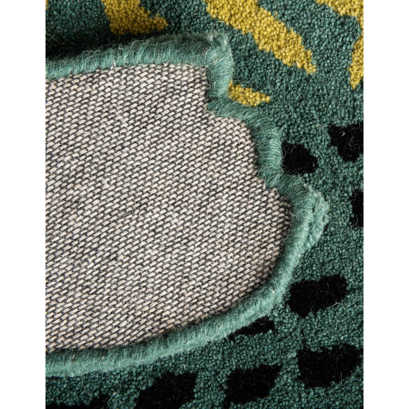 Tapis en laine pour enfants Unique Loom Crocodile Playtime, Nouveauté 1 pi 6 po x 3 pi 1 po
