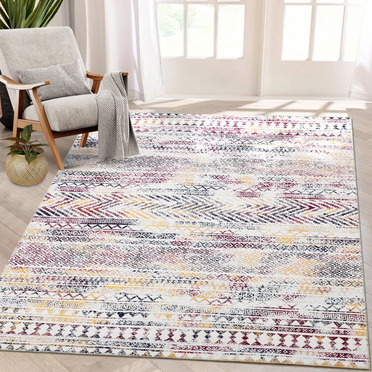 Karelis Area Rug with Non-Slip Backing