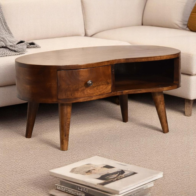 Mini table basse Artisan Furniture, Châtaigne