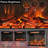 Aamena 22.8'' W Black Electric Fireplace Insert with 5118 BTU