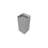 Badeloft Square Stone Resin Freestanding Pedestal Bathroom Sink SB-01-A-MGRY in Matte Gray-71525547